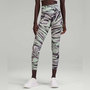 Lululemon Base Pace High-Rise Running Tight 25" - Paint Glide Warp Multi Legging